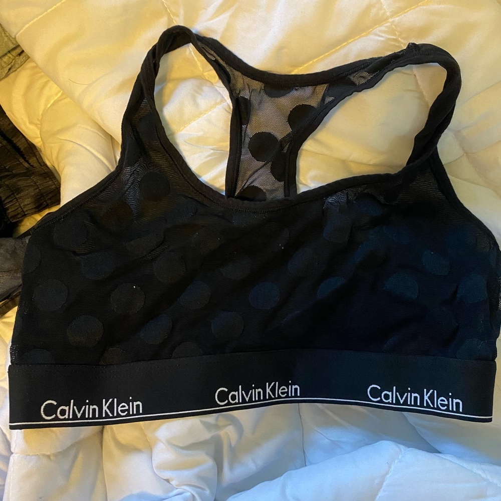 Calvin Klein Mesh Bra🩶🖤